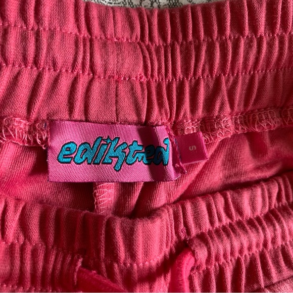 Edikted Hot Pink Velour Track Pants 💖 NEVER WORN - Picture 4 of 4